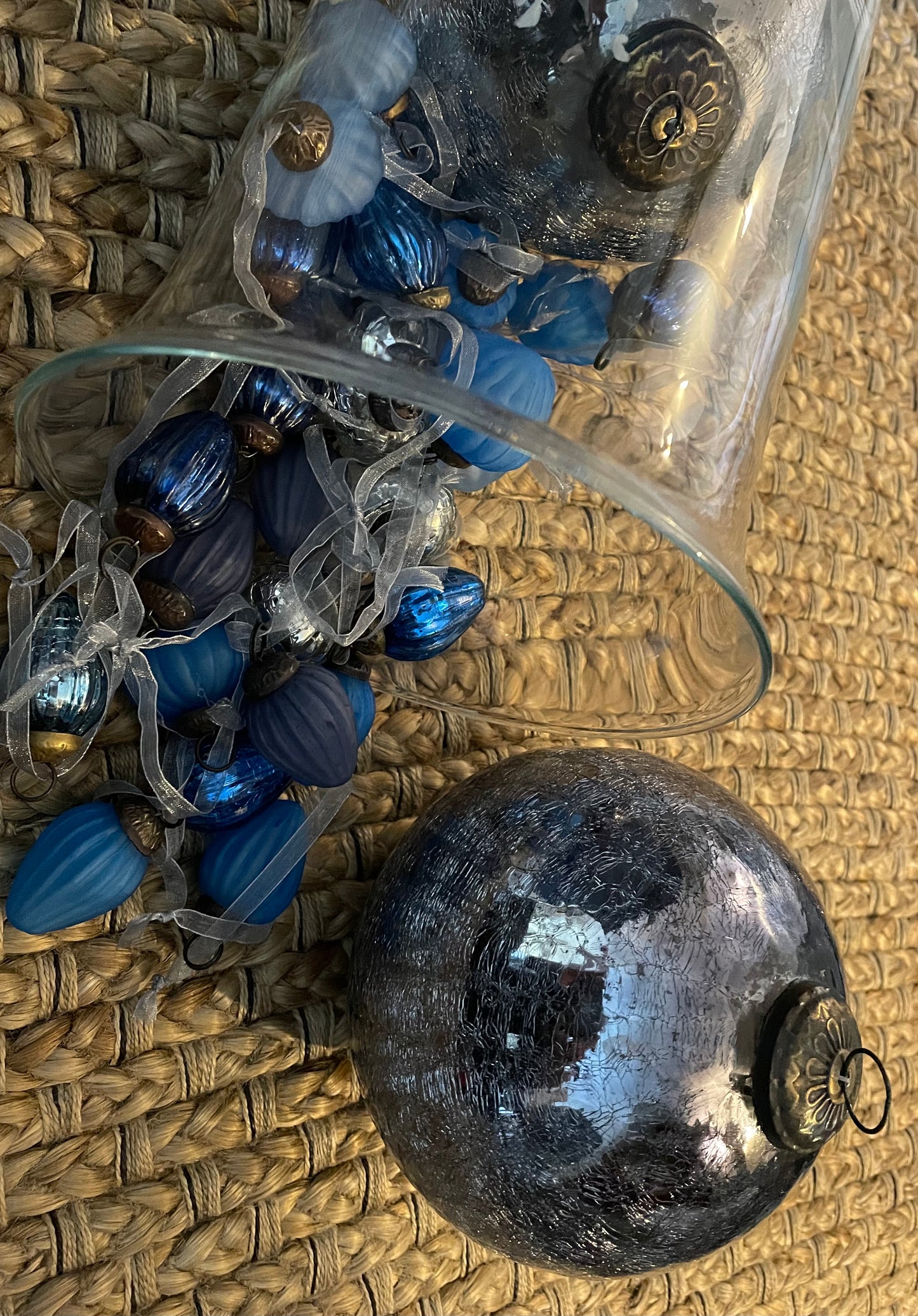 Pick & Mix - Small Glass Baubles - Blues