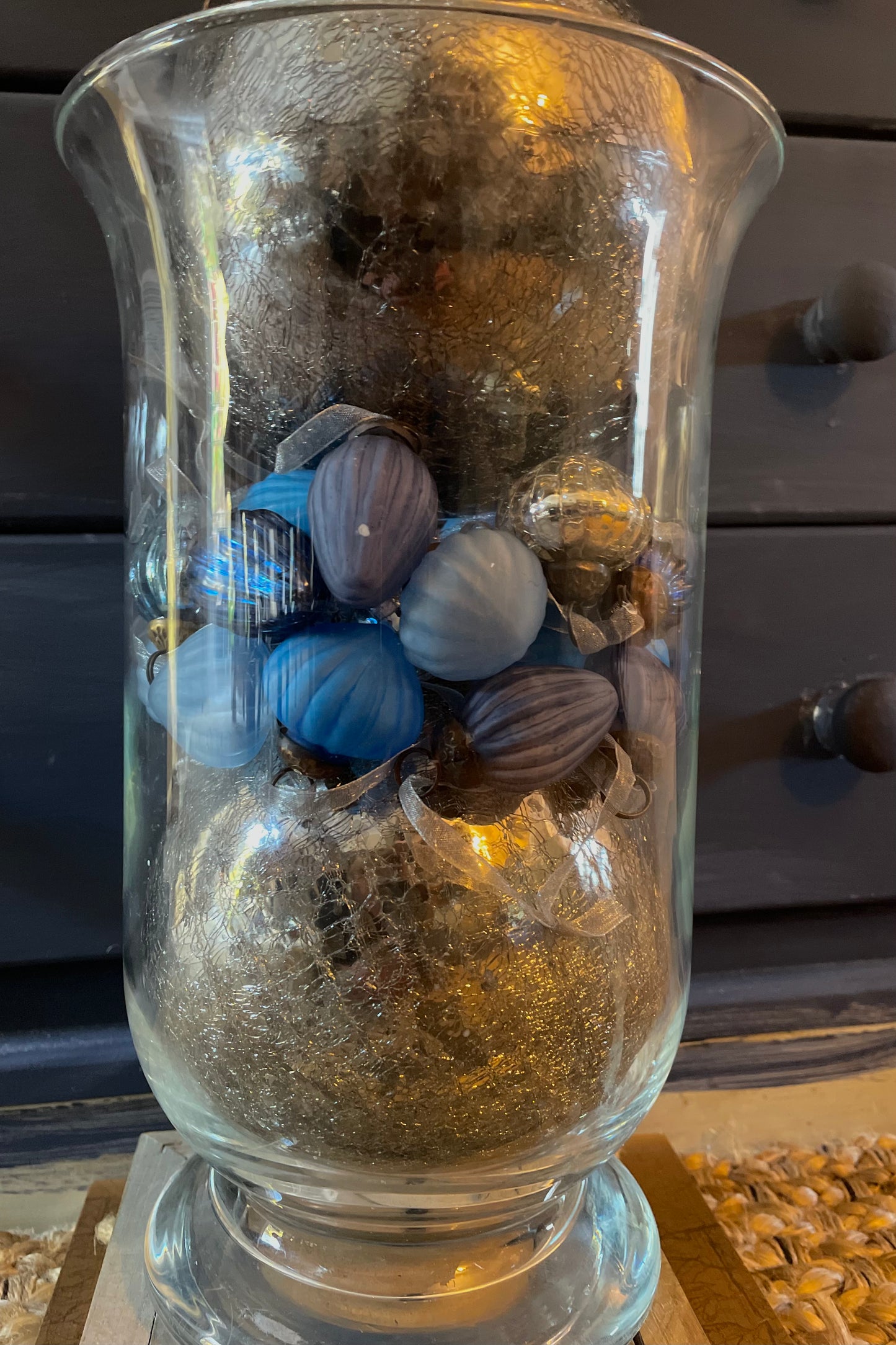 Pick & Mix - Small Glass Baubles - Blues